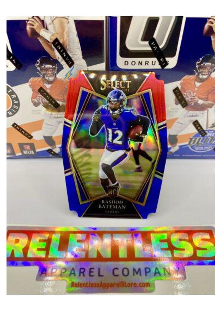 2021 Panini Select Base Set Rashod Bateman #155 card