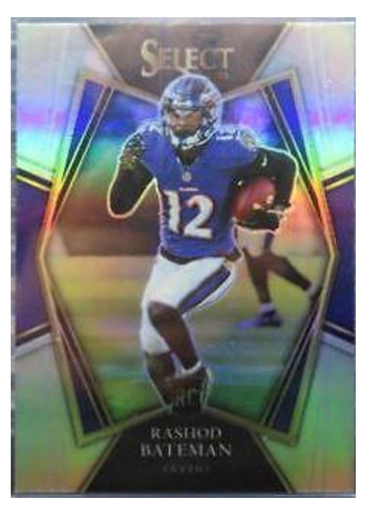 2021 Panini Select Base Set Rashod Bateman Silver #155 card