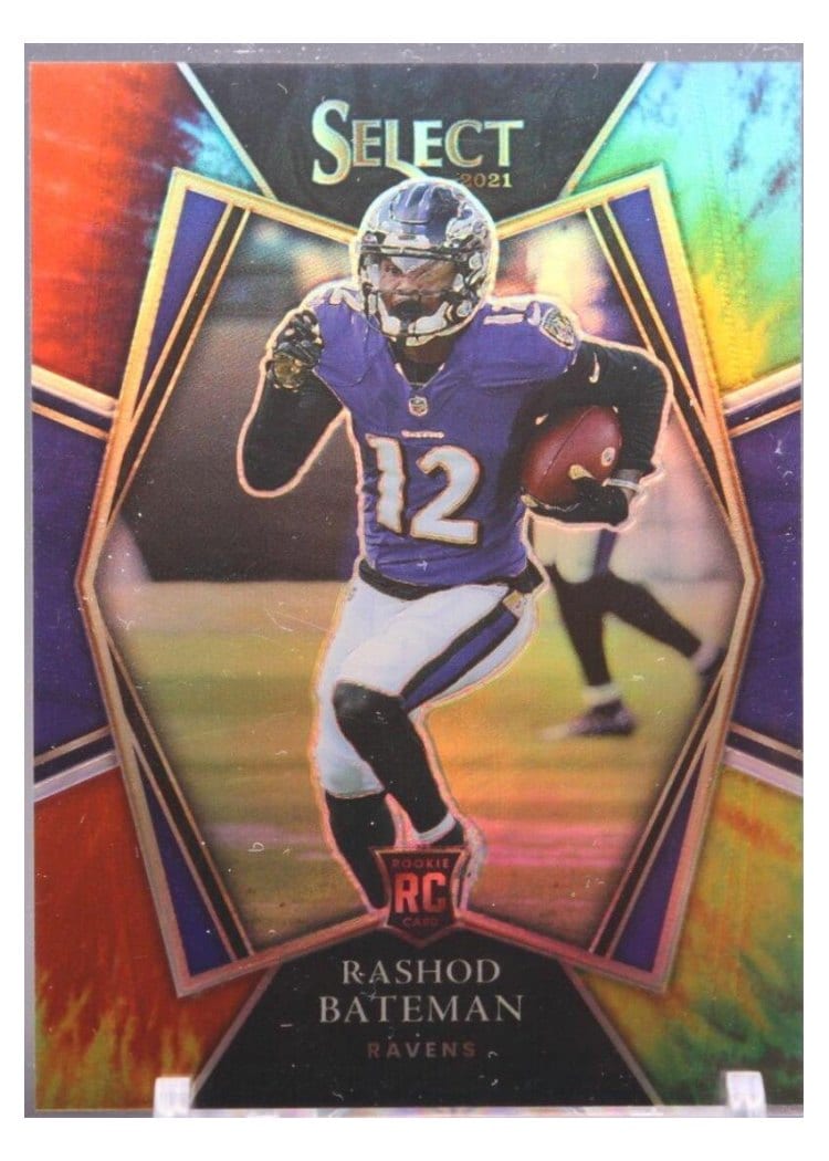 2021 Panini Select Base Set Rashod Bateman #155 card