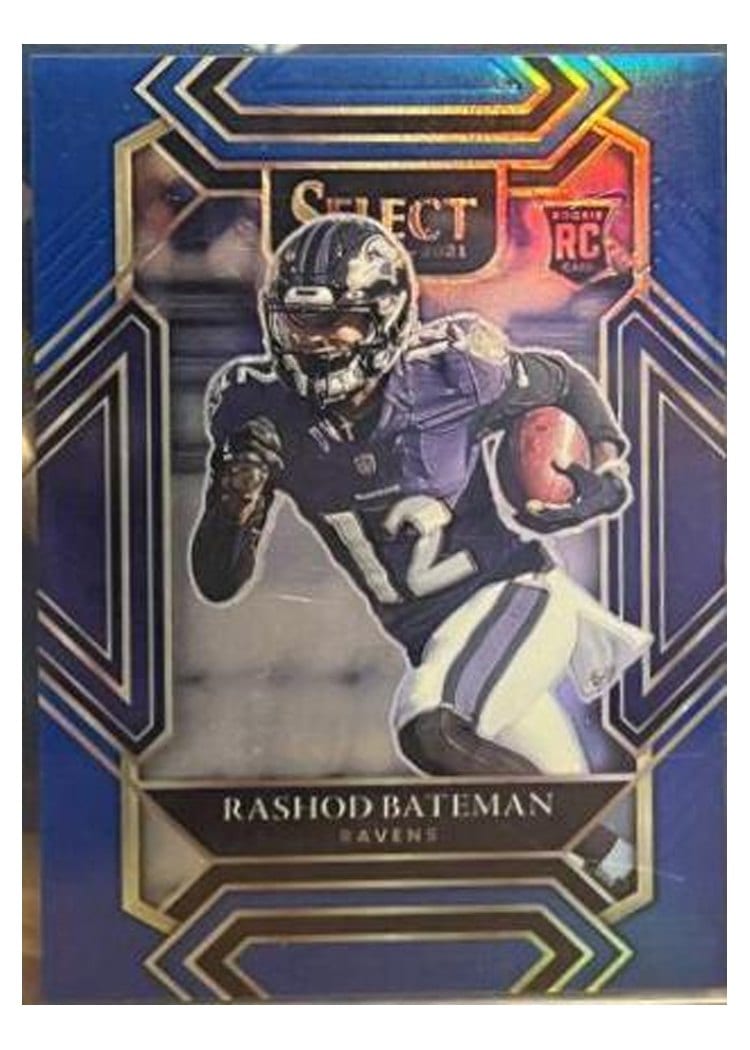 2021 Panini Select Base Set Rashod Bateman #255 card