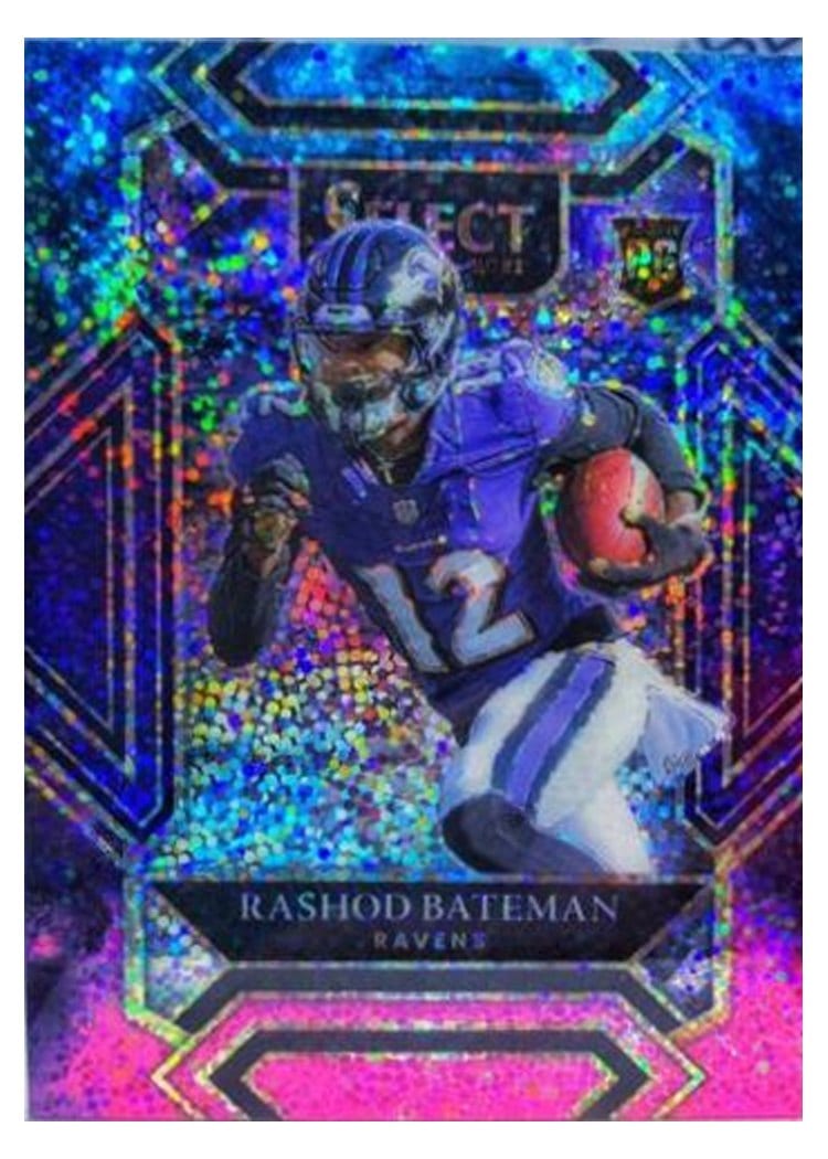 2021 Panini Select Base Set Rashod Bateman #255 card