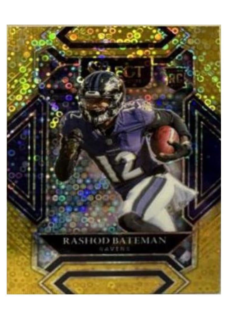 2021 Panini Select Base Set Rashod Bateman #255 card