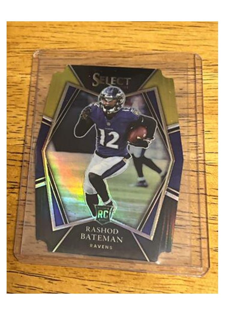 2021 Panini Select Base Set Rashod Bateman #255 card