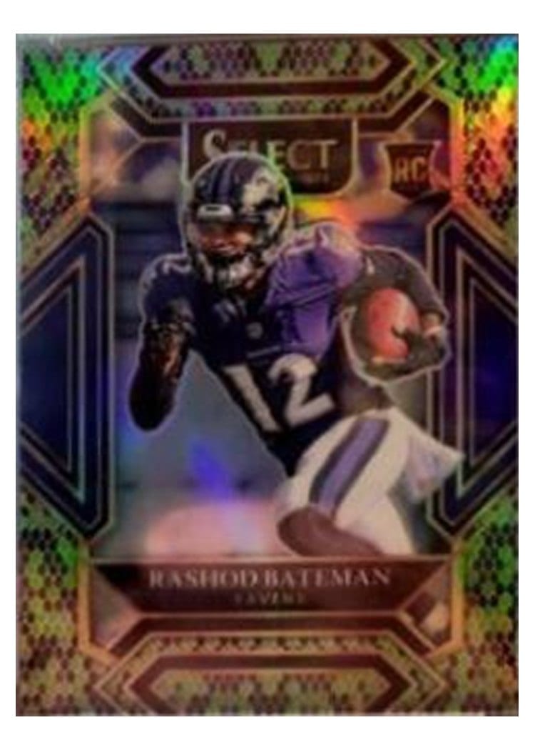 2021 Panini Select Base Set Rashod Bateman #255 card