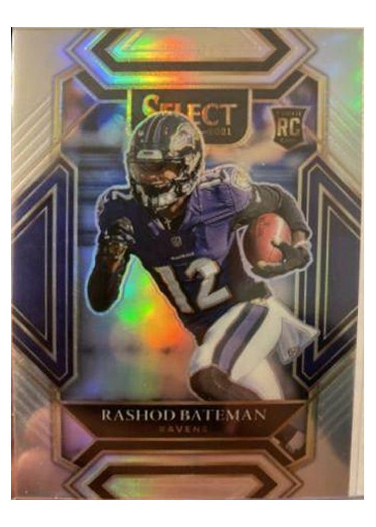 2021 Panini Select Base Set Rashod Bateman #255 card