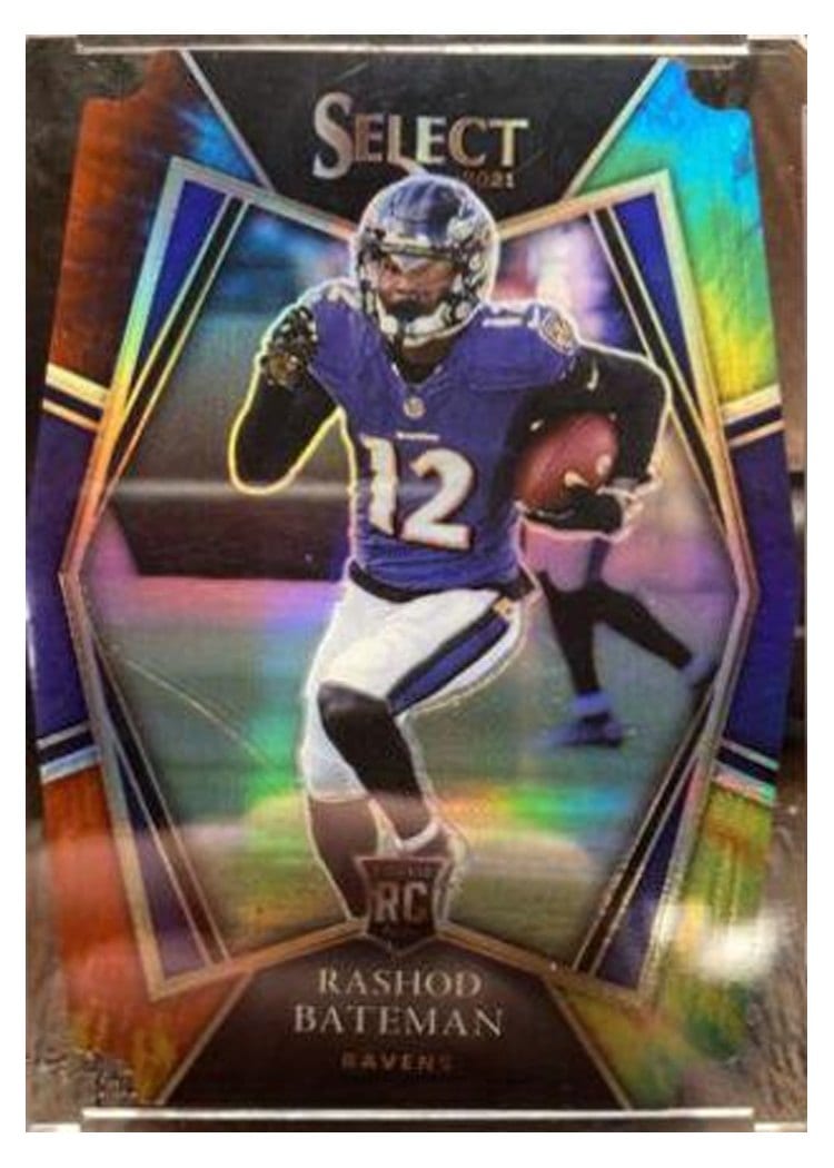 2021 Panini Select Base Set Rashod Bateman #255 card
