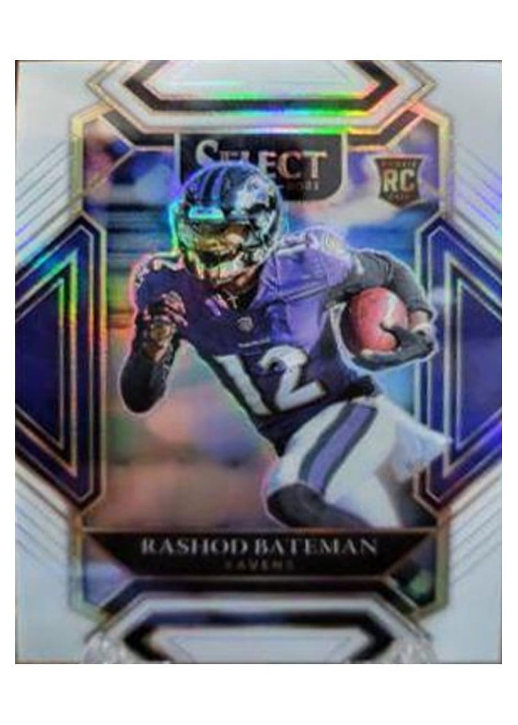 2021 Panini Select Base Set Rashod Bateman #255 card