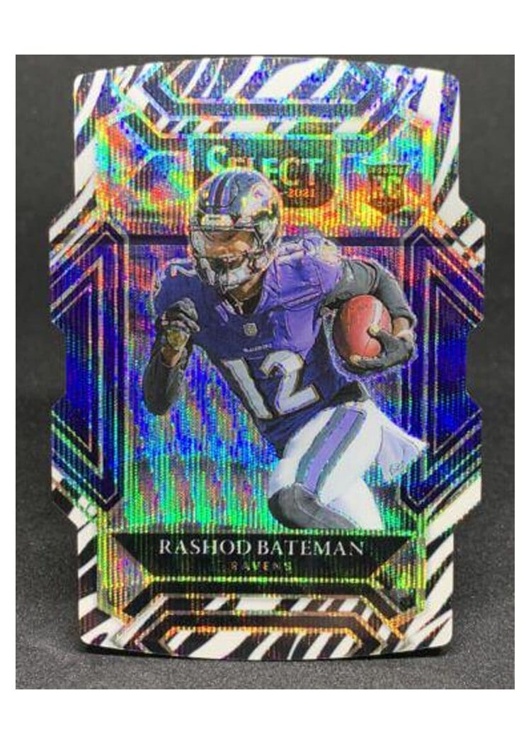 2021 Panini Select Base Set Rashod Bateman #255 card