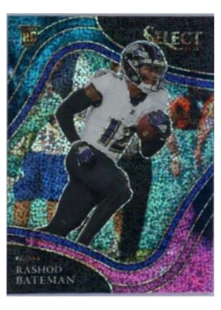 2021 Panini Select Base Set Rashod Bateman #355 card