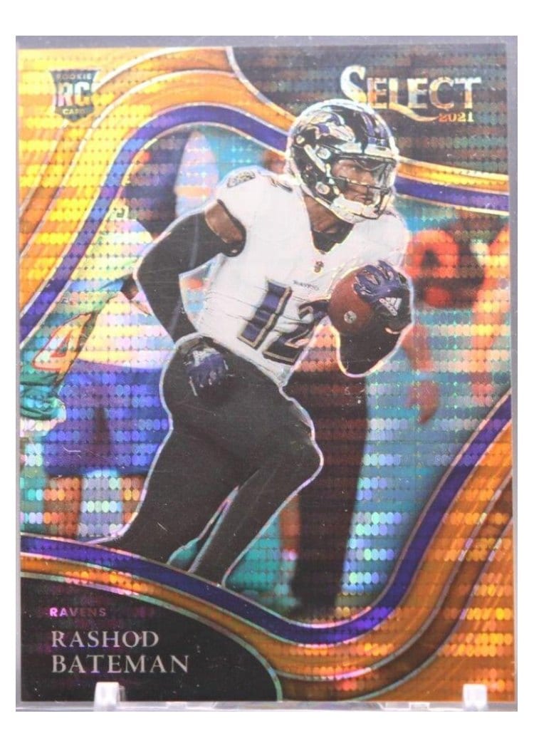 2021 Panini Select Base Set Rashod Bateman #355 card