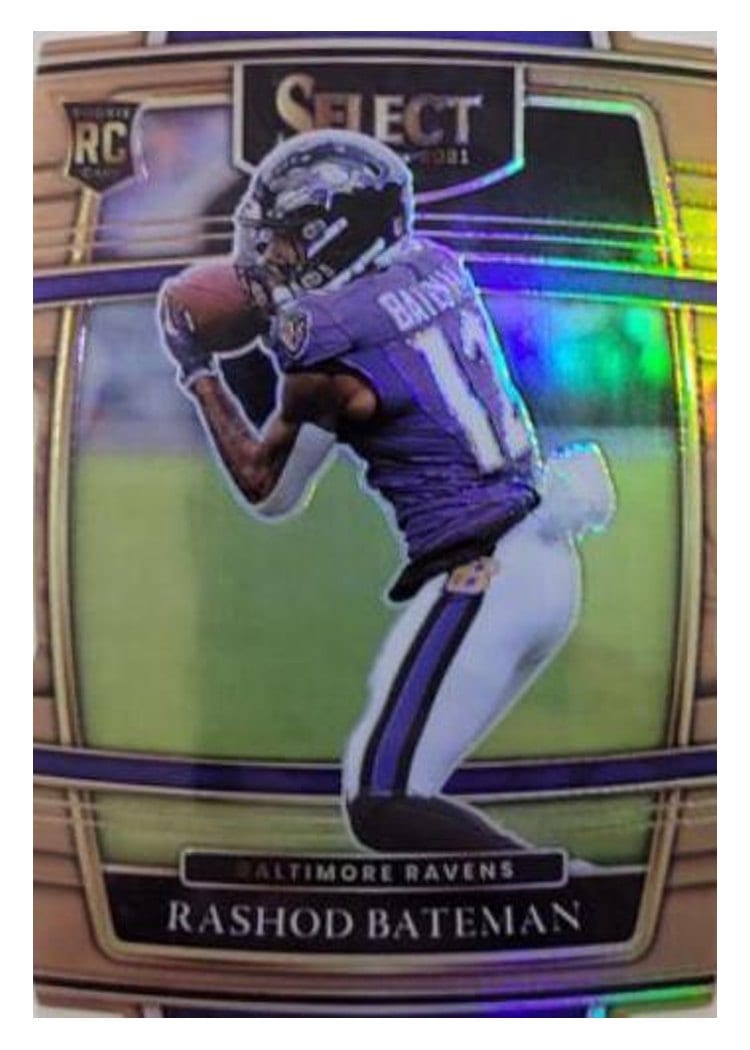 2021 Panini Select Base Set Rashod Bateman #55 card