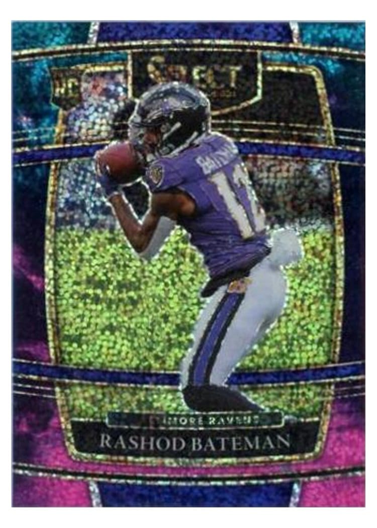 2021 Panini Select Base Set Rashod Bateman #55 card