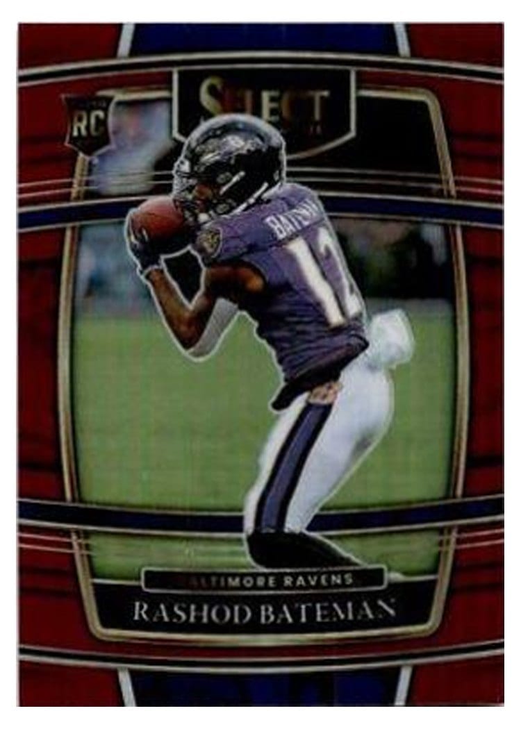 2021 Panini Select Base Set Rashod Bateman #55 card
