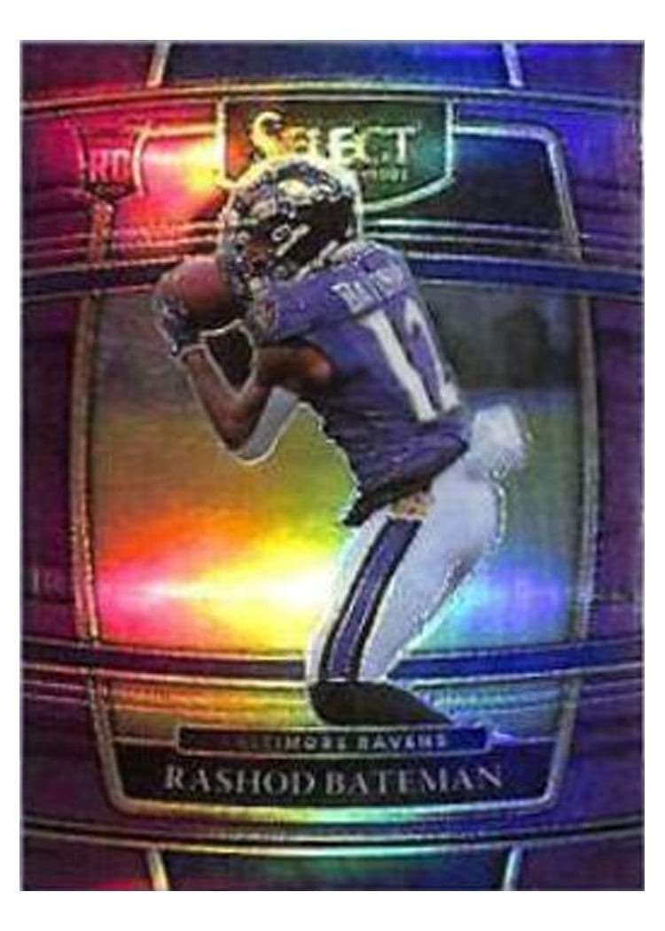 2021 Panini Select Base Set Rashod Bateman #55 card