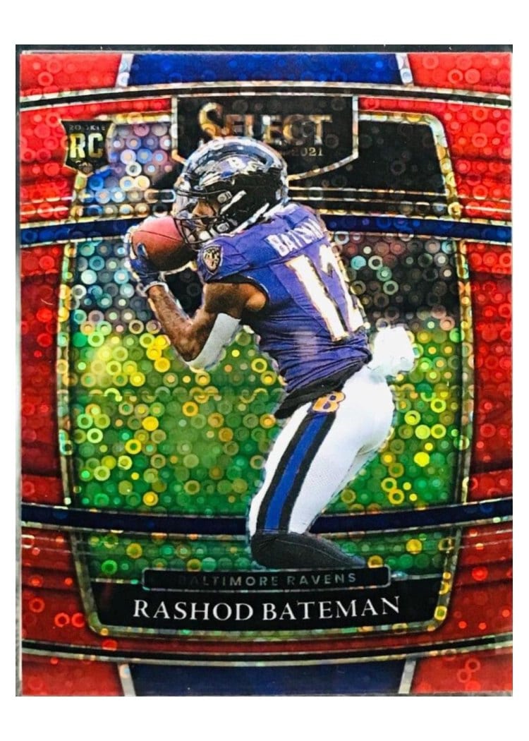 2021 Panini Select Base Set Rashod Bateman #55 card