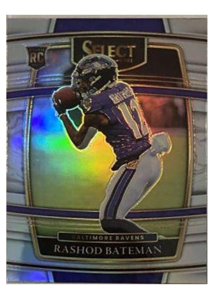 2021 Panini Select Base Set Rashod Bateman #55 card