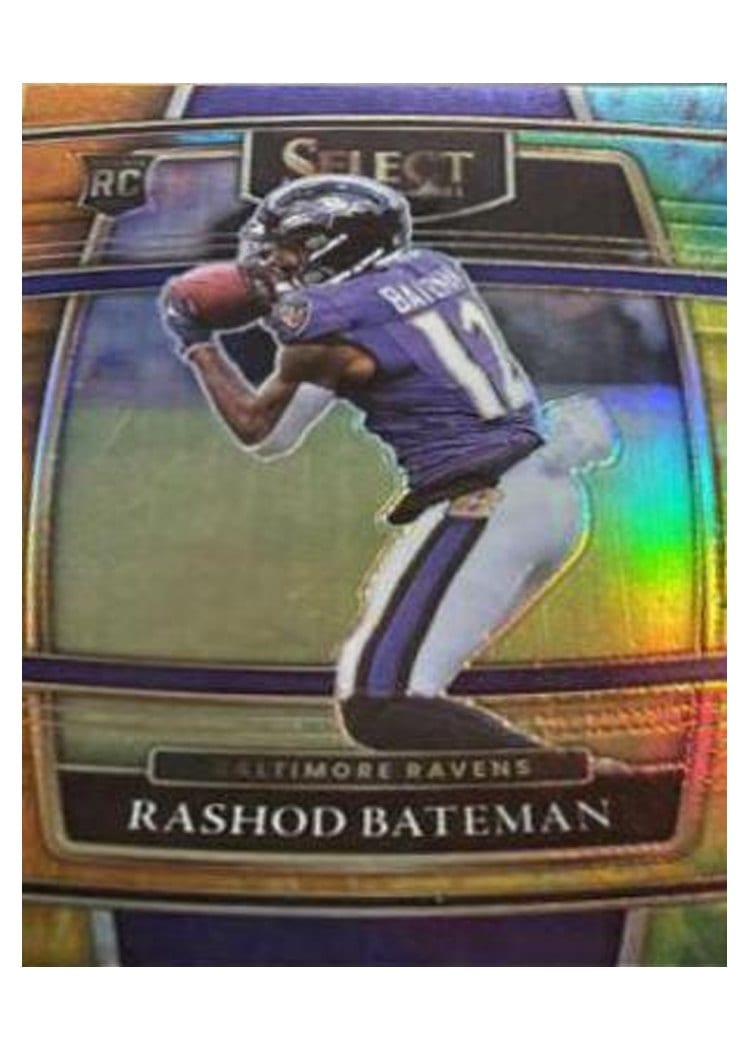 2021 Panini Select Base Set Rashod Bateman #55 card