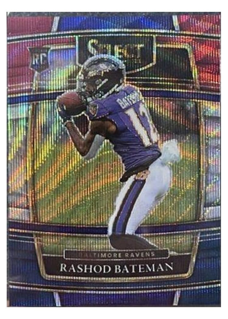 2021 Panini Select Base Set Rashod Bateman #55 card
