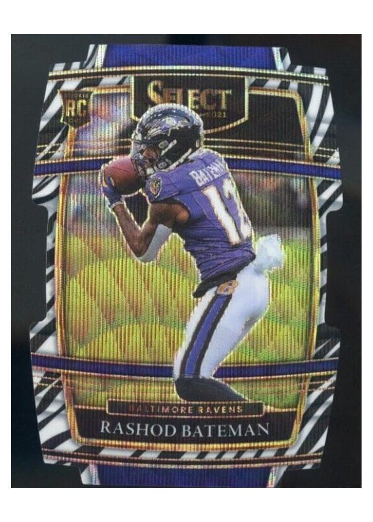 2021 Panini Select Base Set Rashod Bateman #55 card
