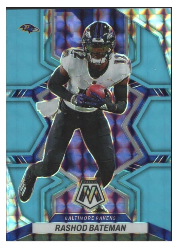 2022 Panini Mosaic Base Set Rashod Bateman #15 card