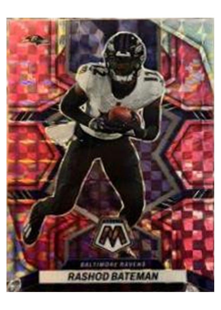 2022 Panini Mosaic Base Set Rashod Bateman #15 card