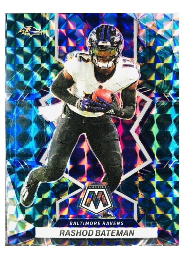 2022 Panini Mosaic Base Set Rashod Bateman #15 card