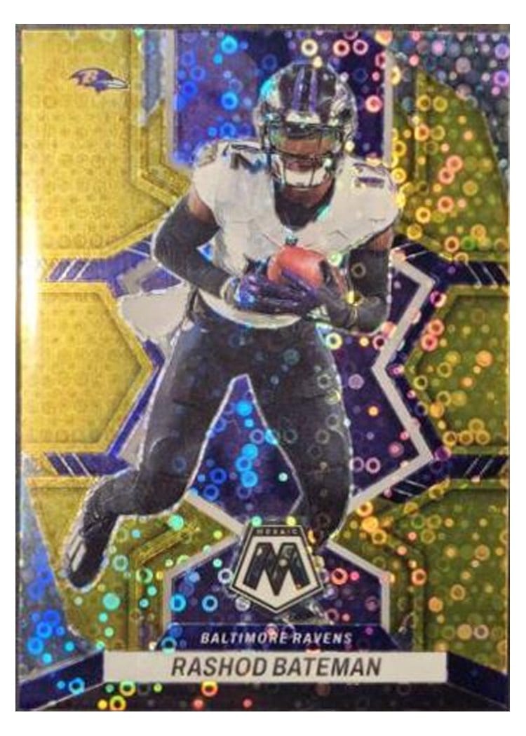 2022 Panini Mosaic Base Set Rashod Bateman #15 card