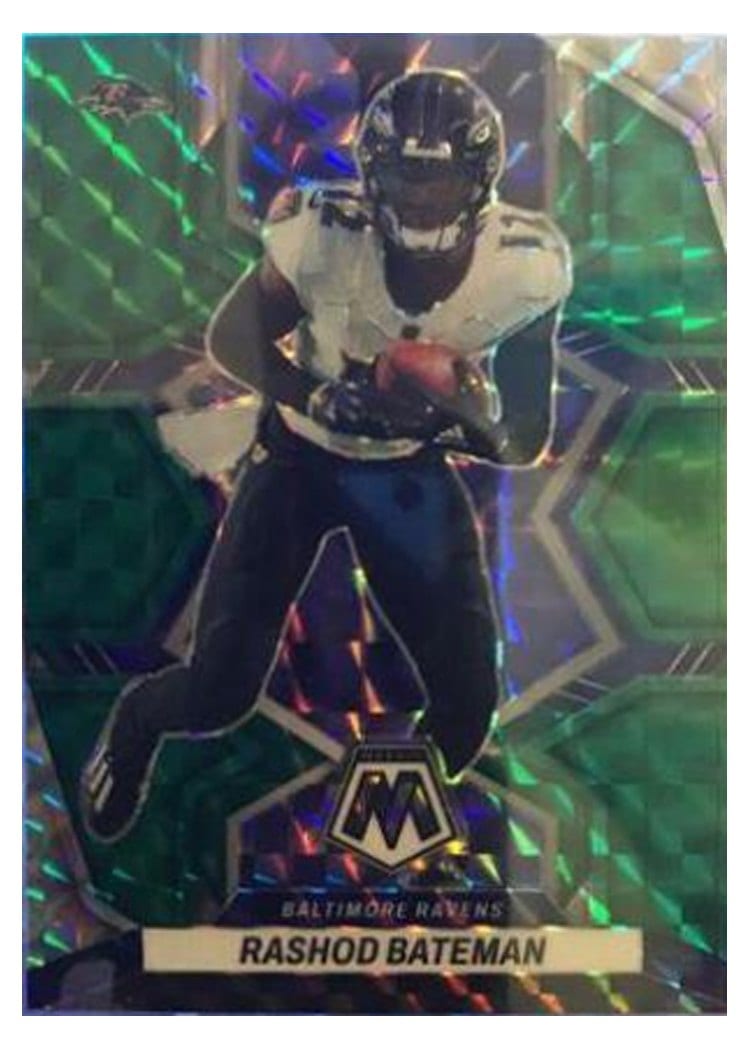 2022 Panini Mosaic Base Set Rashod Bateman #15 card