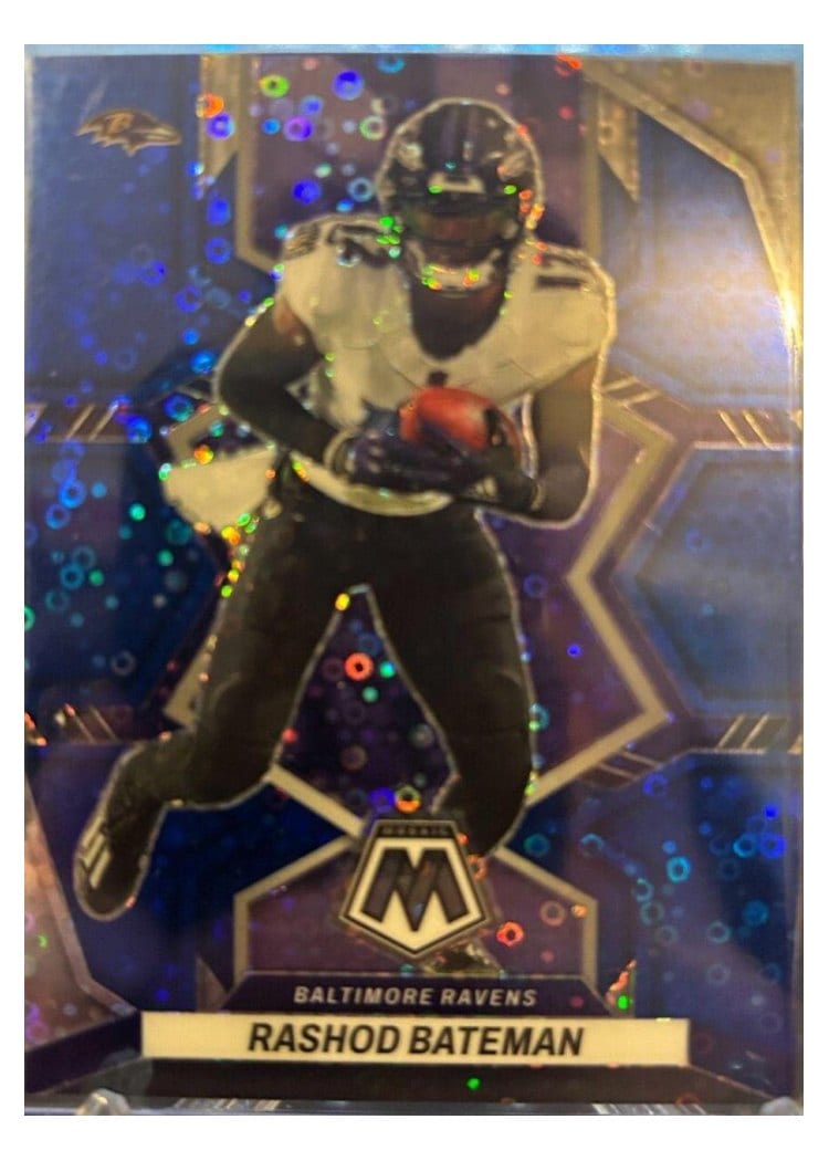 2022 Panini Mosaic Base Set Rashod Bateman #15 card