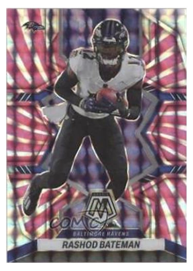 2022 Panini Mosaic Base Set Rashod Bateman #15 card