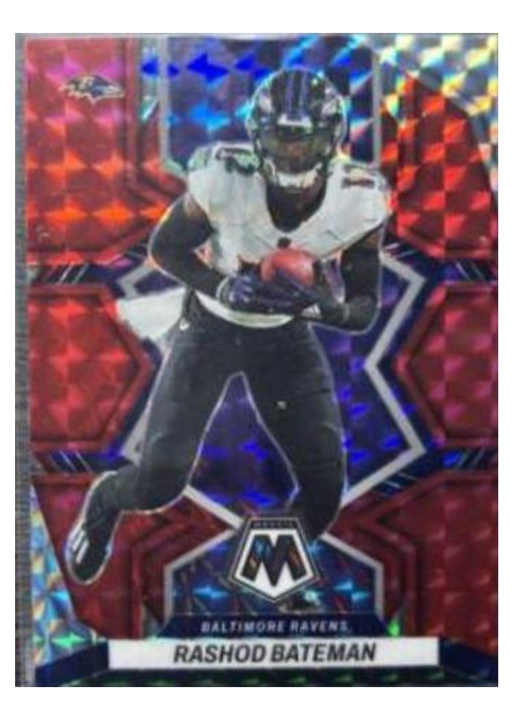 2022 Panini Mosaic Base Set Rashod Bateman #15 card