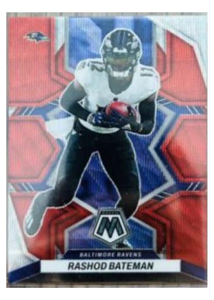 2022 Panini Mosaic Base Set Rashod Bateman #15 card