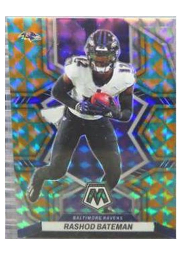 2022 Panini Mosaic Base Set Rashod Bateman #15 card
