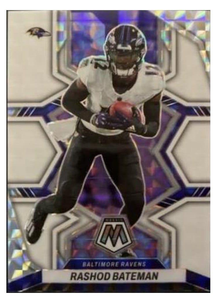 2022 Panini Mosaic Base Set Rashod Bateman #15 card