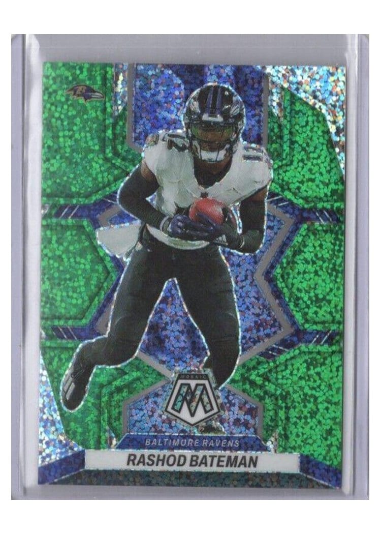 2022 Panini Mosaic Base Set Rashod Bateman #15 card