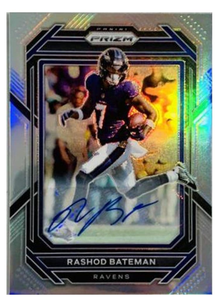 2022 Panini Prizm Base Set Rashod Bateman #21 card