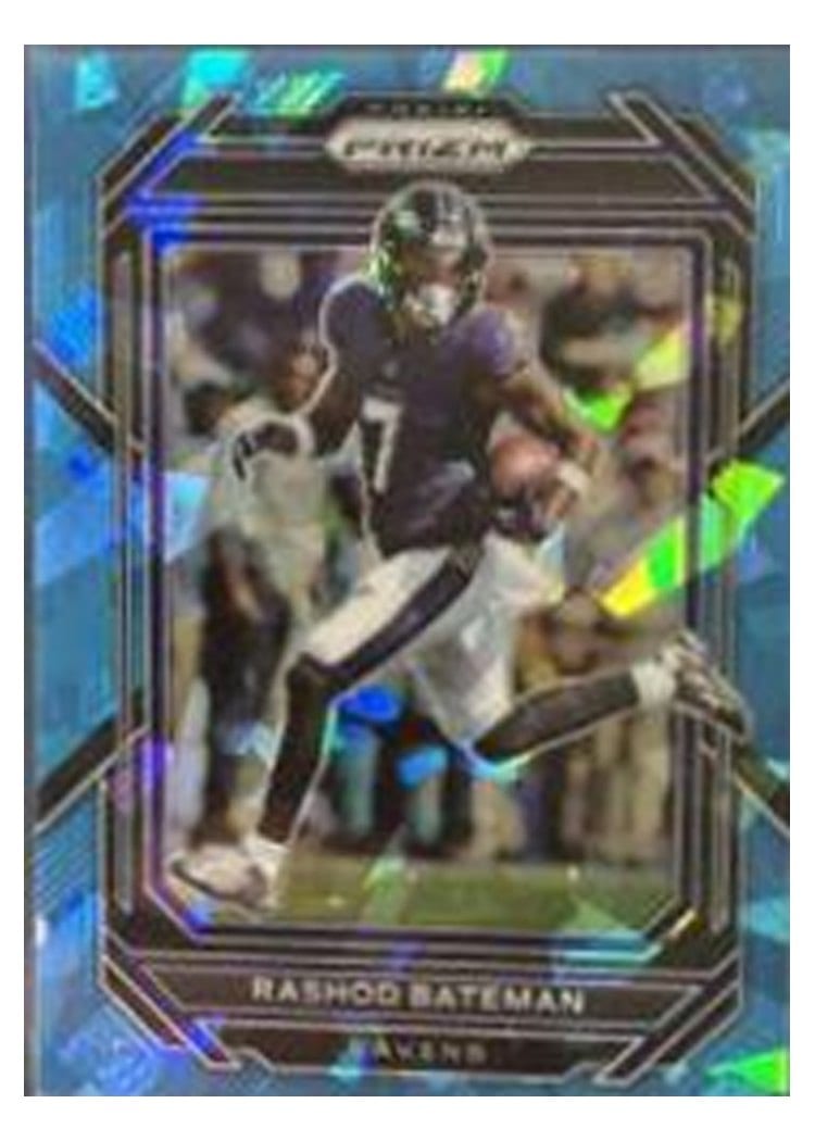 2022 Panini Prizm Base Set Rashod Bateman #21 card