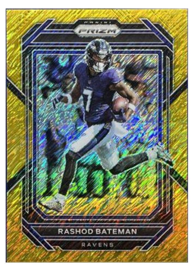 2022 Panini Prizm Base Set Rashod Bateman #21 card