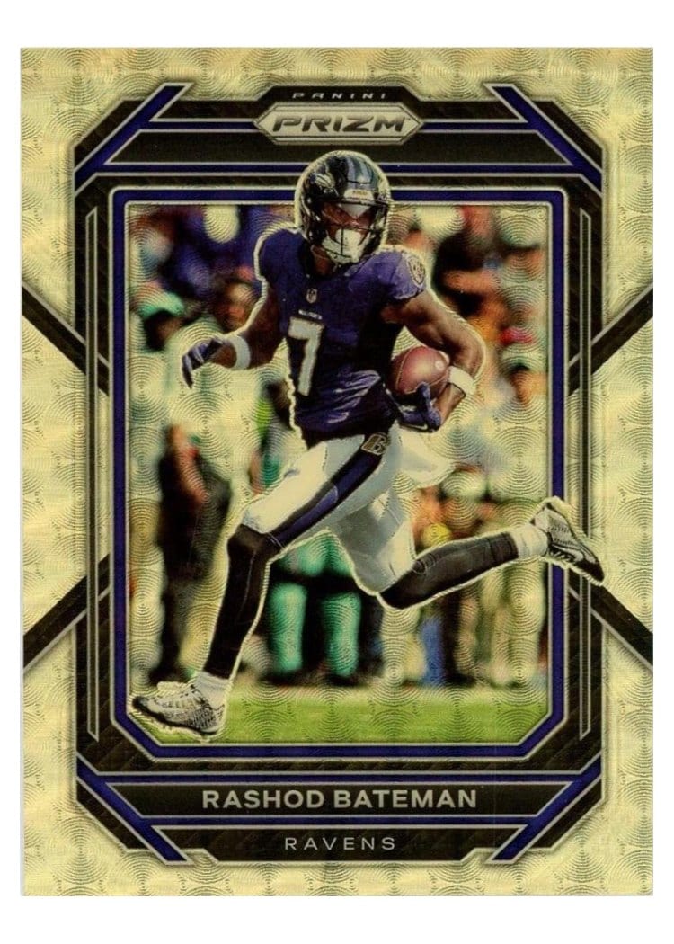 2022 Panini Prizm Base Set Rashod Bateman #21 card