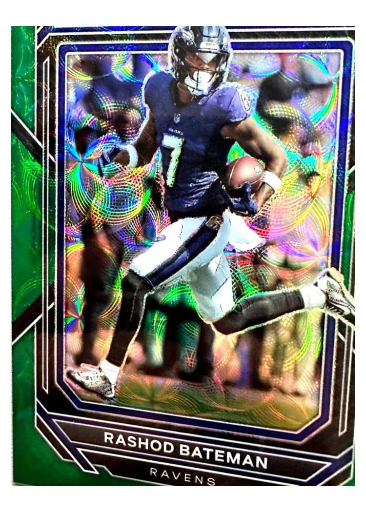 2022 Panini Prizm Base Set Rashod Bateman #21 card
