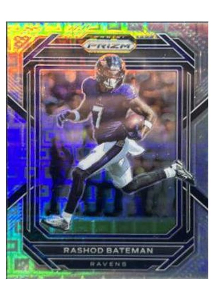 2022 Panini Prizm Base Set Rashod Bateman #21 card