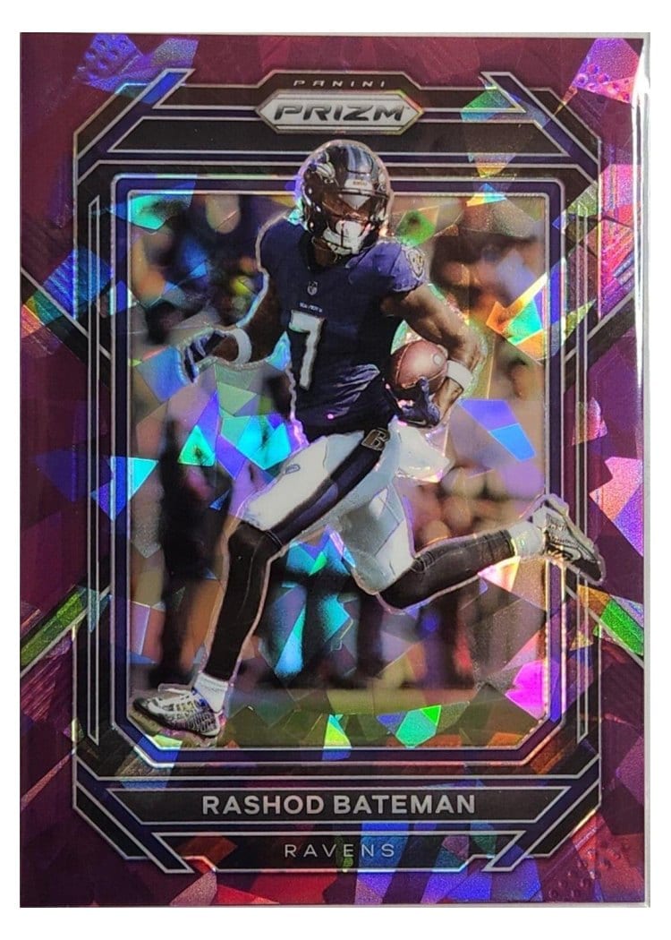 2022 Panini Prizm Base Set Rashod Bateman #21 card