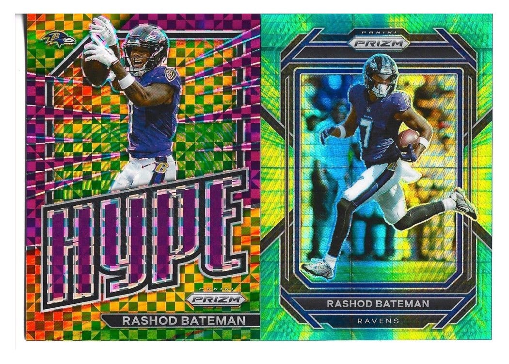 2022 Panini Prizm Base Set Rashod Bateman #21 card