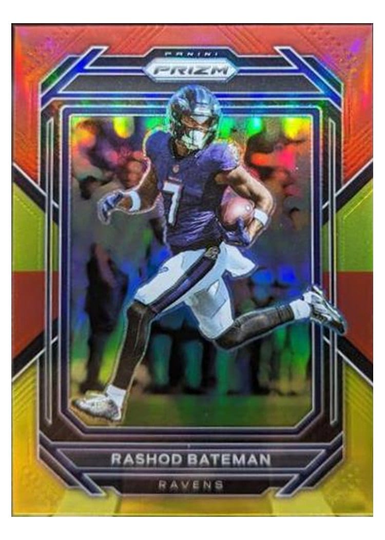 2022 Panini Prizm Base Set Rashod Bateman #21 card