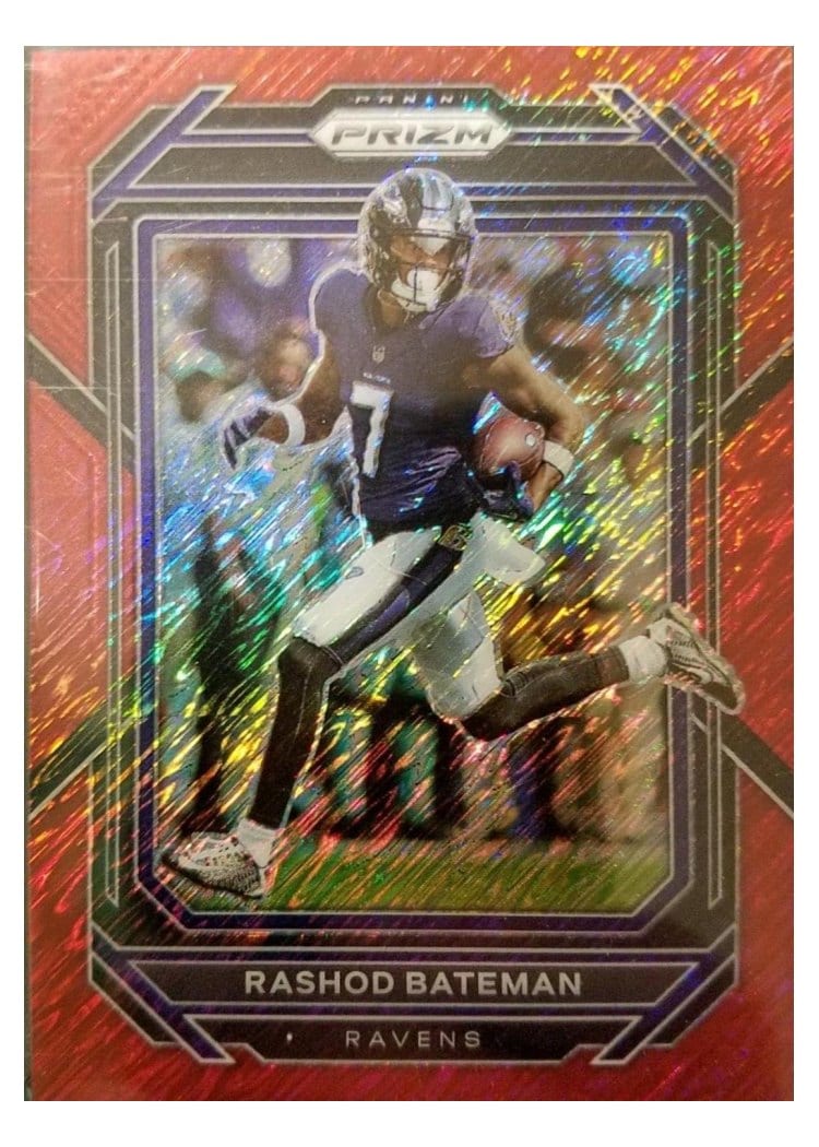 2022 Panini Prizm Base Set Rashod Bateman #21 card