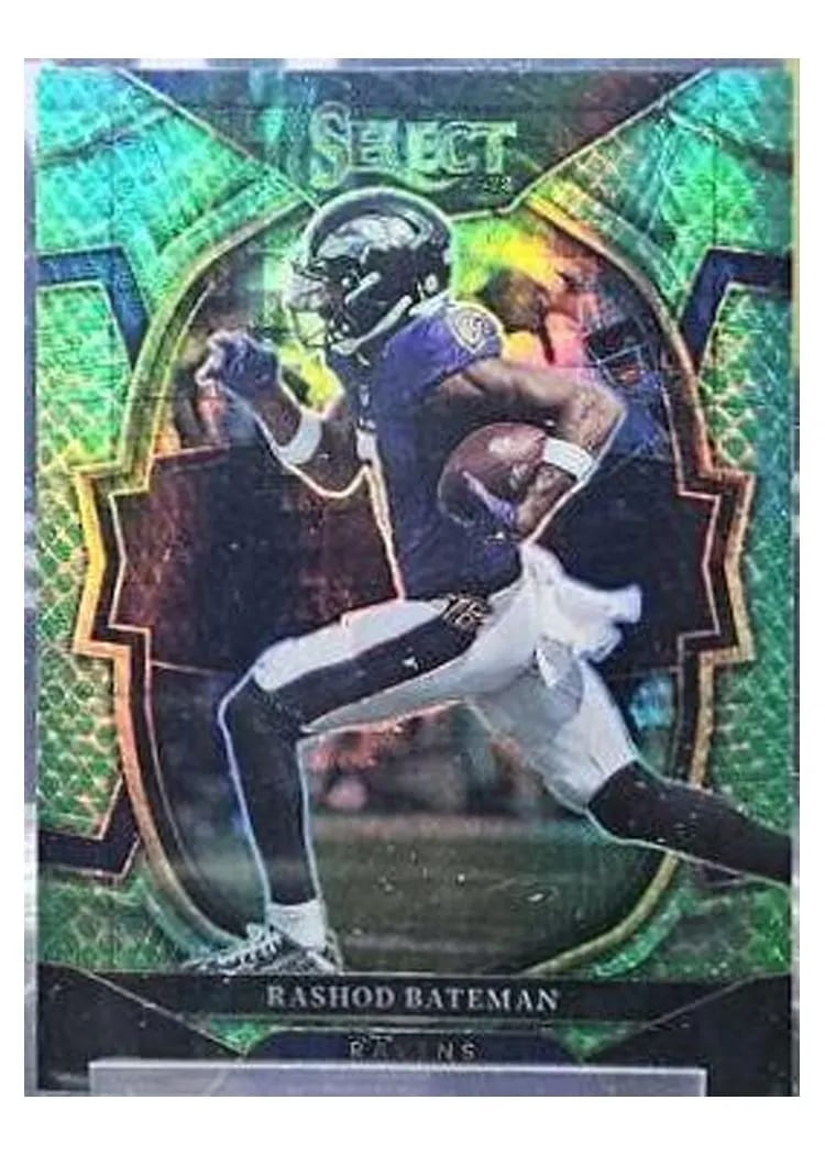 2022 Panini Select Base Set Rashod Bateman Dragon Scale #75 card