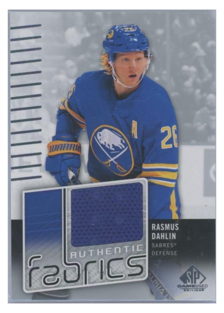 2022-23 SP Game Used Authentic Fabrics Rasmus Dahlin #AF-RD card