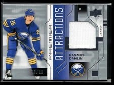 2022-23 Upper Deck Premier Premier Attractions Jersey Rasmus Dahlin #PA-RD card