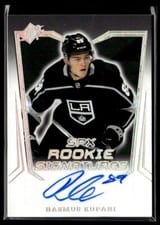 2021-22 SPx SPx Rookie Signatures Rasmus Kupari #SPXR-RK card