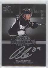 2021-22 SPx UD Black Lustrous Rookie Signatures Rasmus Kupari #LRS-RK card